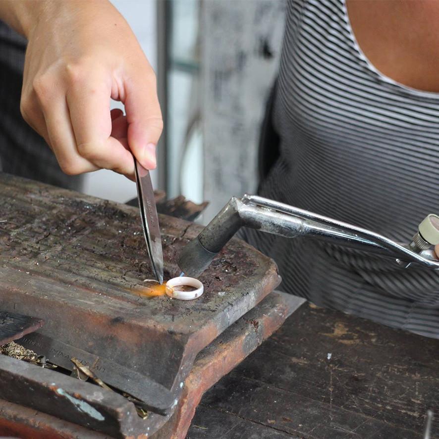 Intro to Silversmithing Full Day Jewelry Making Class Canggu